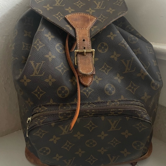 Authentic Louis Vuitton Monogram Montsouris GM Extra Large Backpack COA - Picture 3 of 14